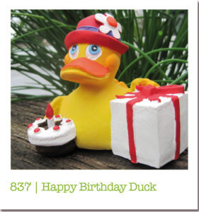 837 | Happy Birthday Duck
